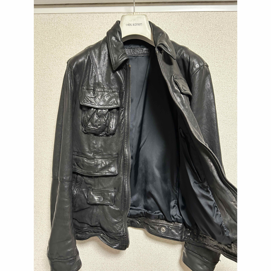 イタリア製 ニールバレット レザー xs 本革 Neil Barrett レザー