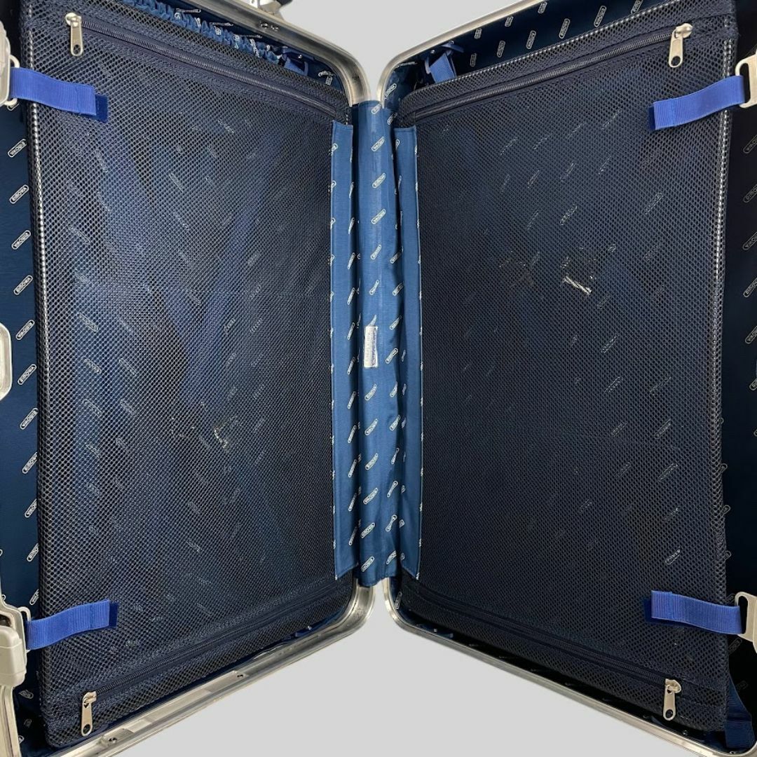 RIMOWA リモワ 82L 青ロゴ シルバーインテグラル スーツケース リモワ
