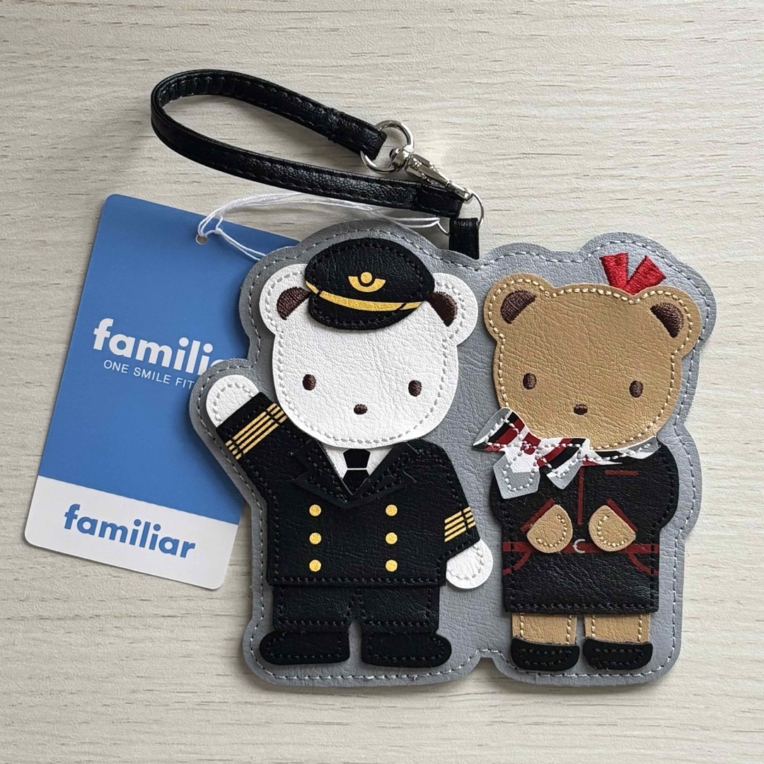 新品 ファミリア JAL国際線就航70周年 オリジナルラゲッジタグ JAL