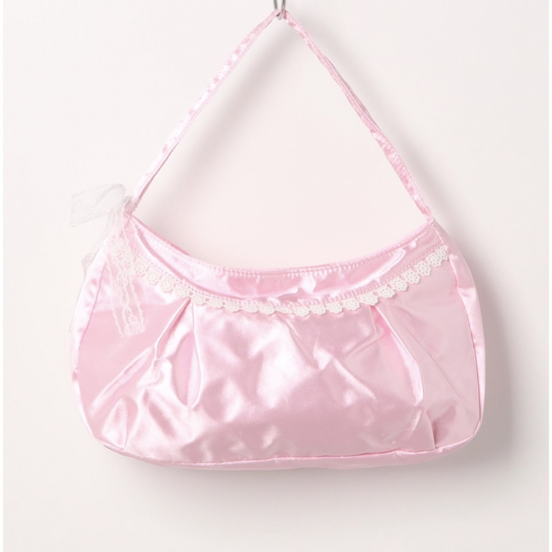 未使用 チャーミーキティ サテンバック ショルダーバッグ ピンク