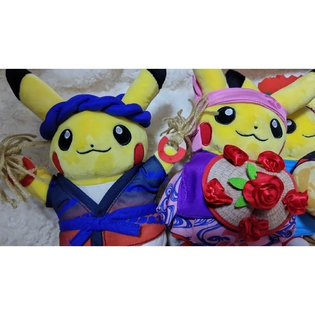 青森県 青森ねぶた祭り ピカチュウぬいぐるみ デッキシールド4個セット