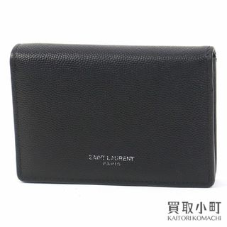 最終値下げ‼️】YSL 黒 レザー カードケースイブサンローラン