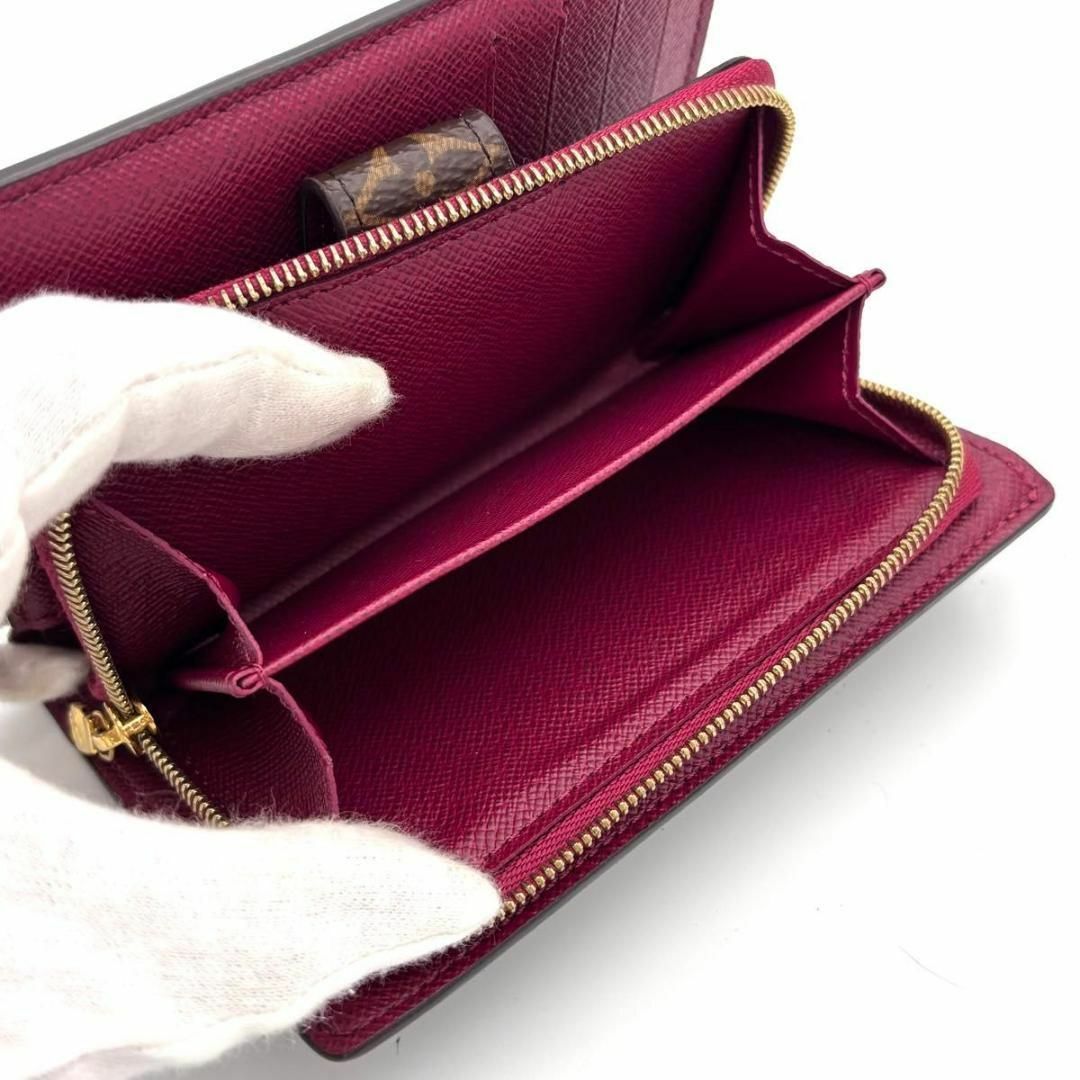 極美品✨大赤字の限定価格❣️ルイヴィトンがま口二つ折り財布モノグラム
