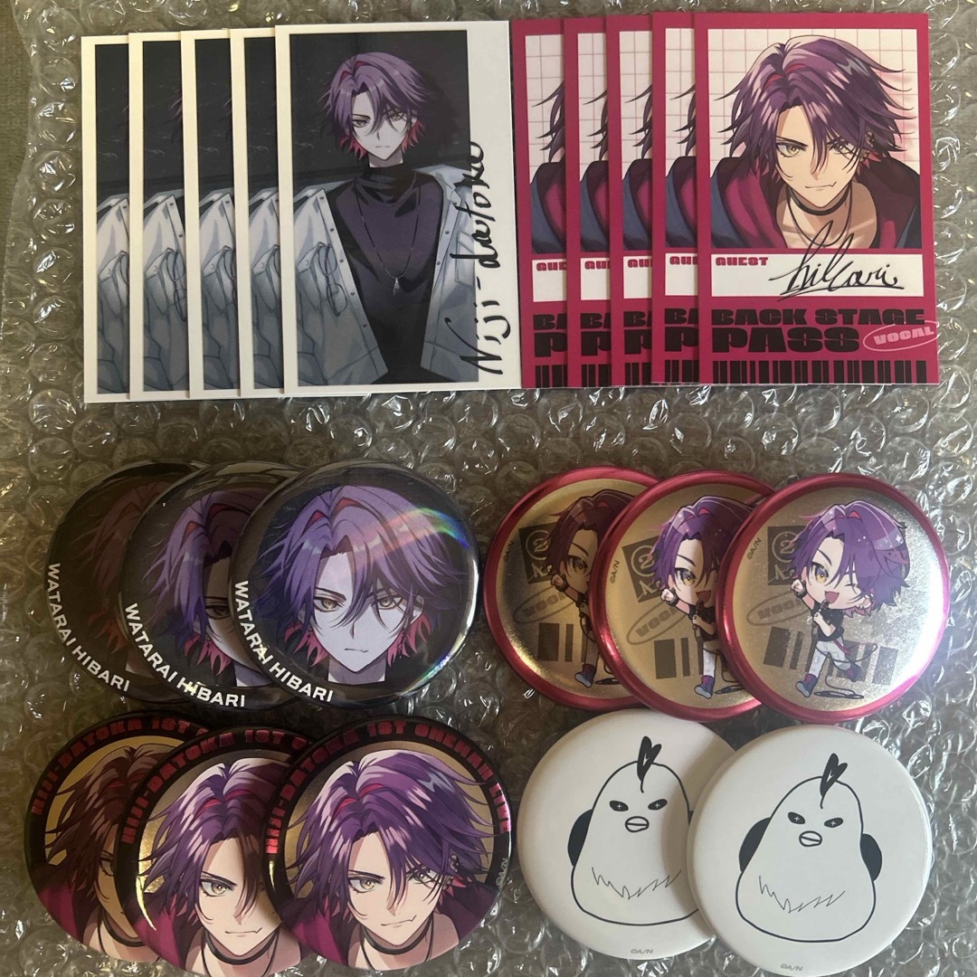 2時だとか1stLIVE ランダム缶バッジ にじさんじ 渡会雲雀 【2時