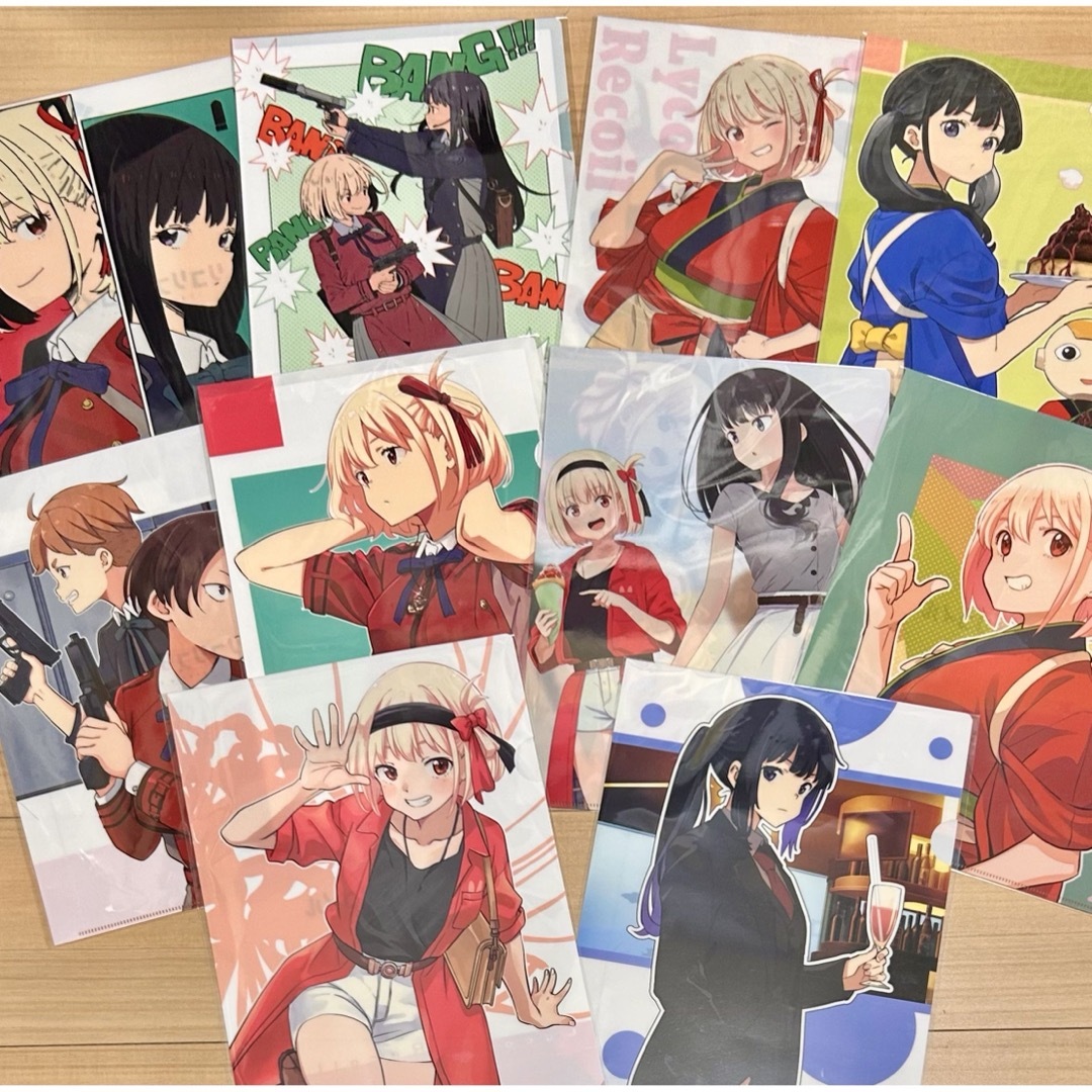 リコリス・リコイル メロンブックス 特典 クリアファイル まとめ売り