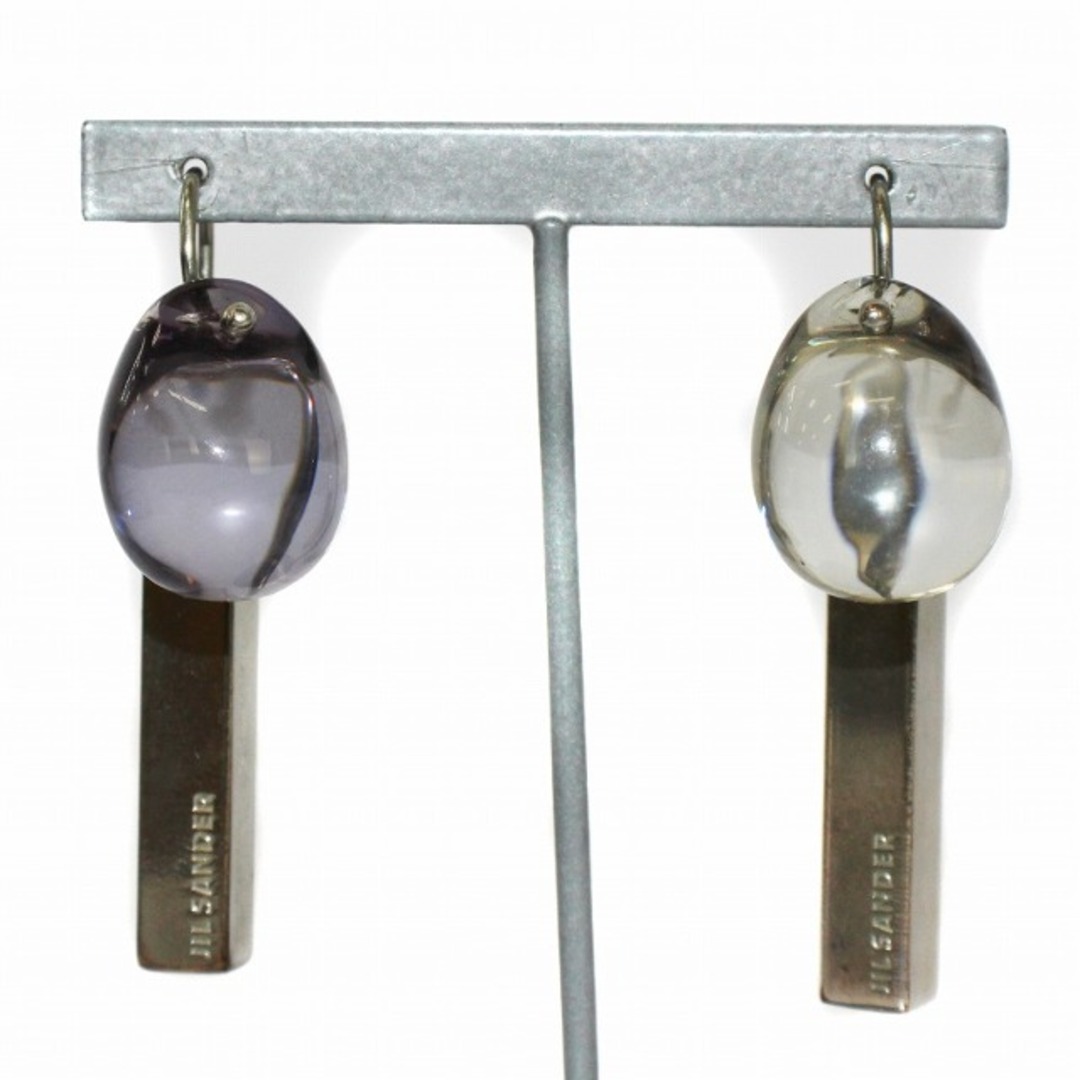 購入 JIL SANDER シルバー ピアス(両耳用)