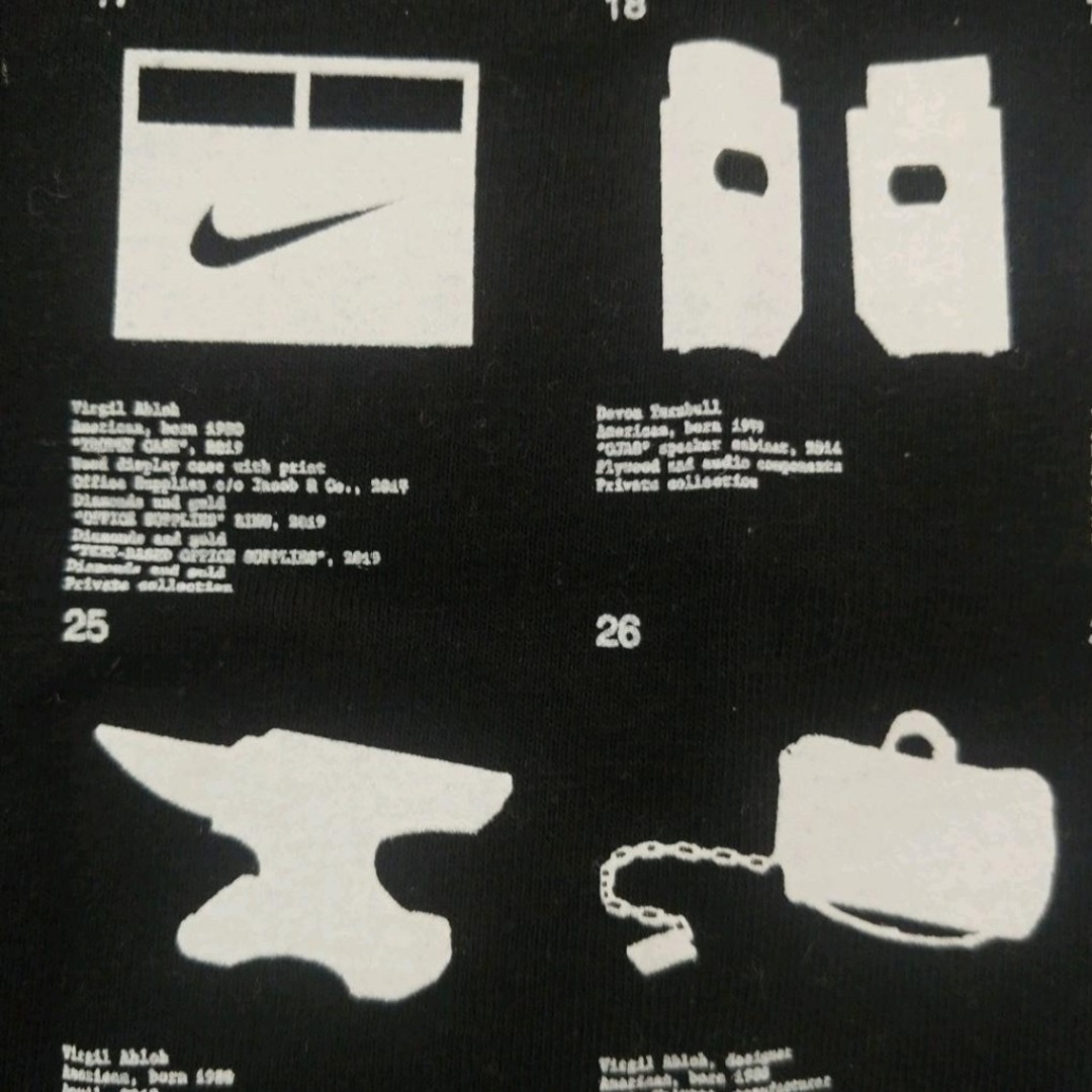 ヴァージルアブロー×チャンピオン×ICA Tシャツ (黒) Mサイズ