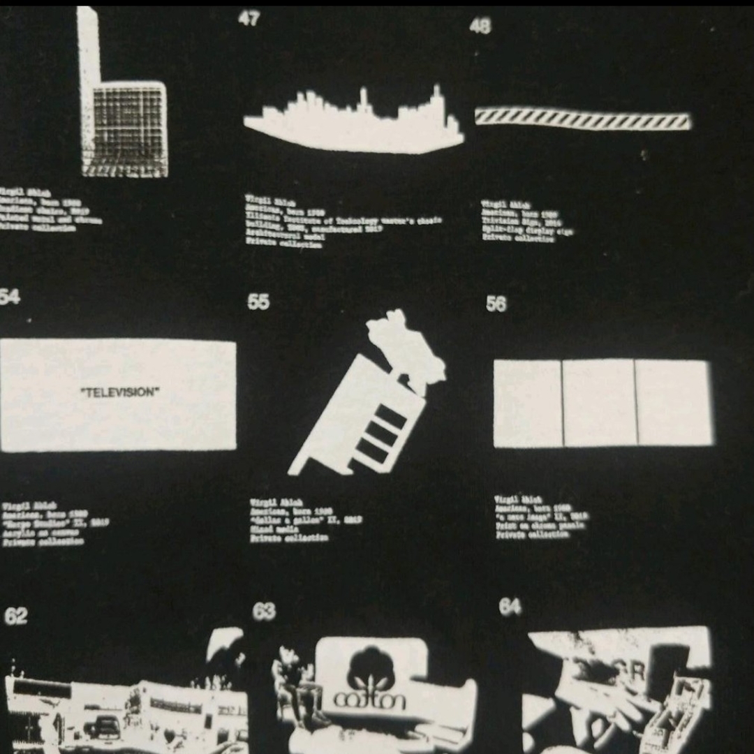 ヴァージルアブロー×チャンピオン×ICA Tシャツ (黒) Mサイズ