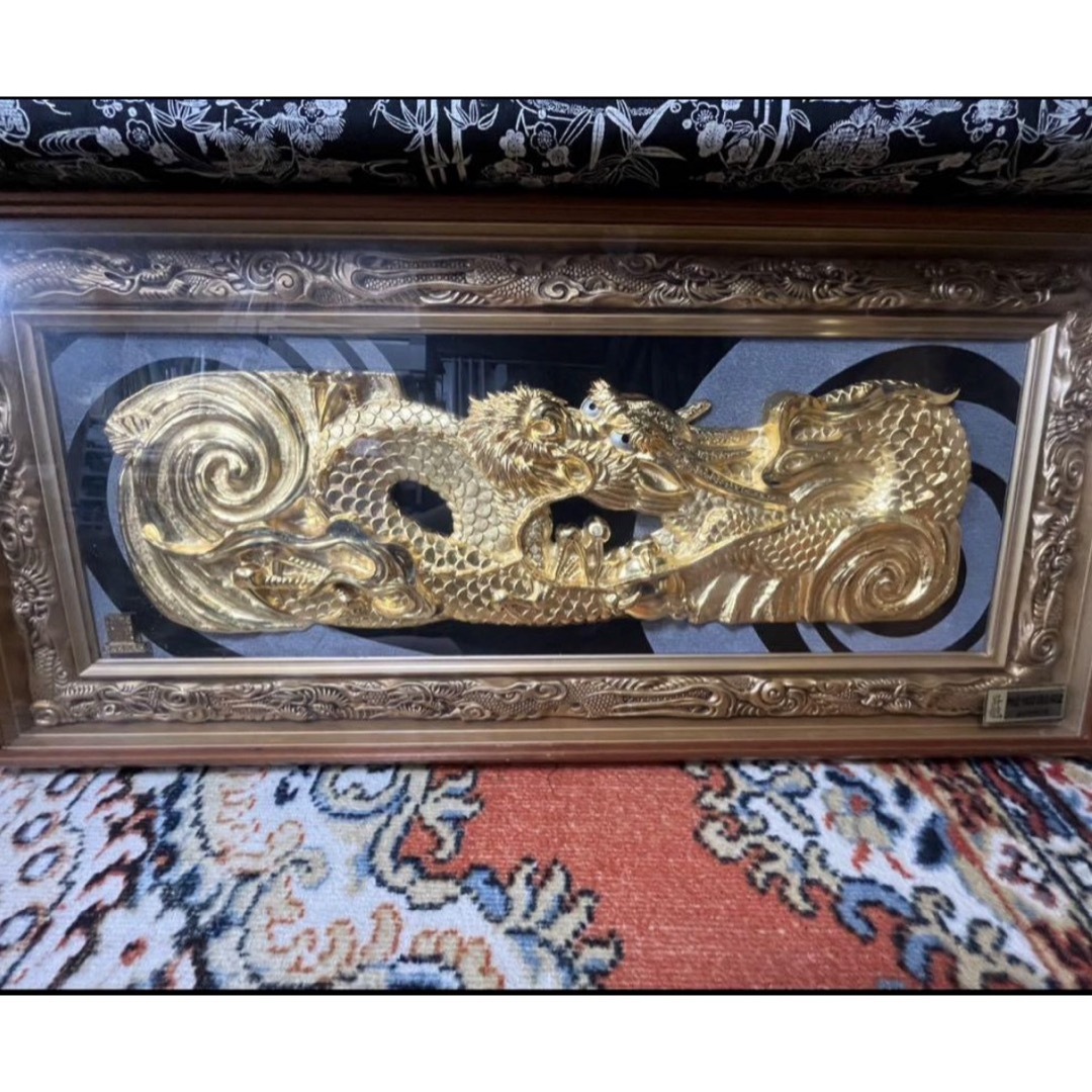 12443 松本徽章工業 日本製 純金張 金属工芸品 レリーフ 12443 松本