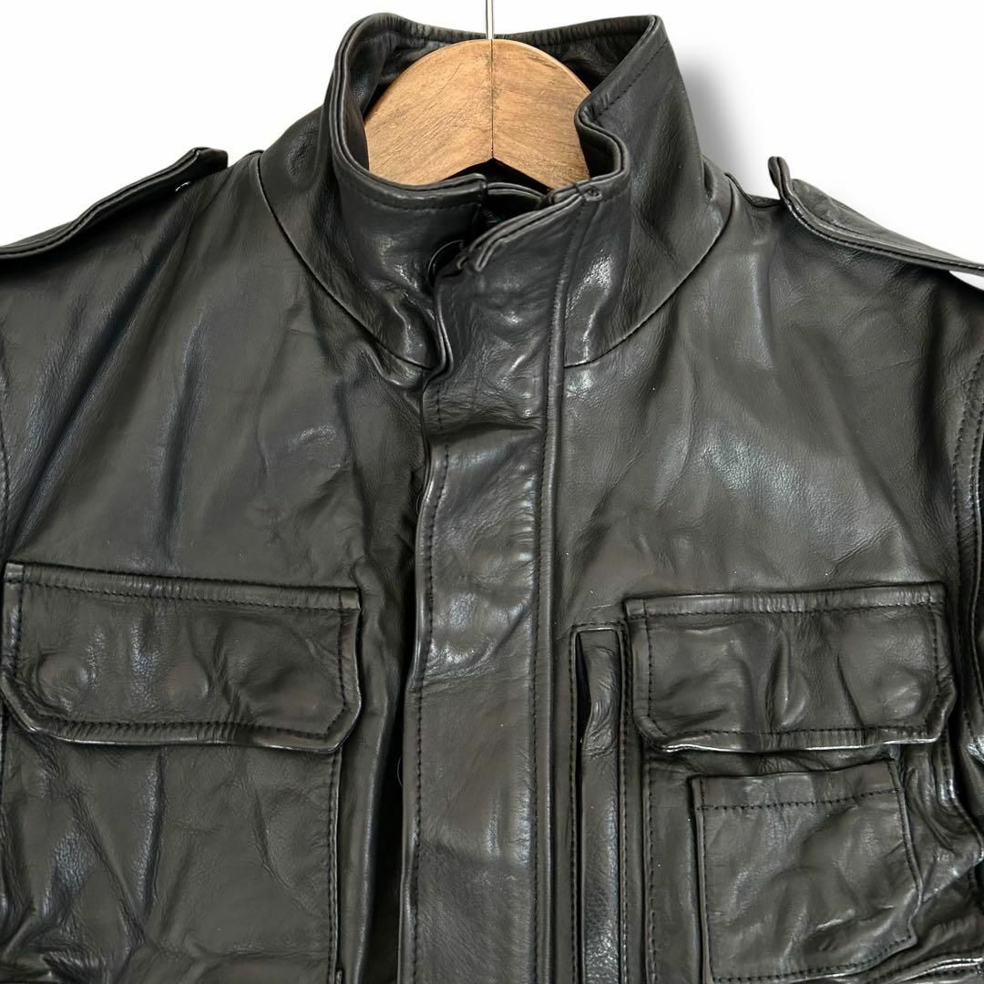 希少 attack the mind 7 M65レザージャケットwjk