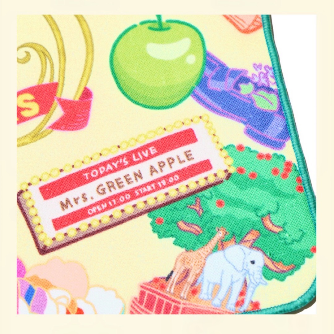 即日発送可】ミニタオルA ミセスグリーンアップル ランドマーク