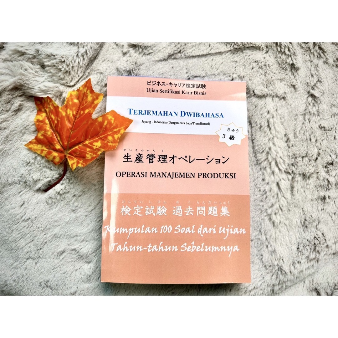 専用】生産管理オペレーション3級 インドネシア語併記 2セット 生産