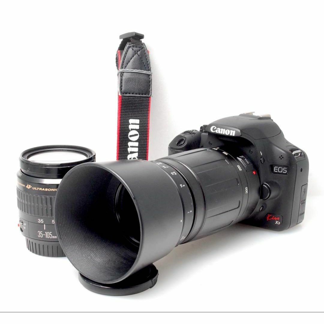ショット数少 Canon kiss X3 レンズキット 初心者おすすめ操作簡単