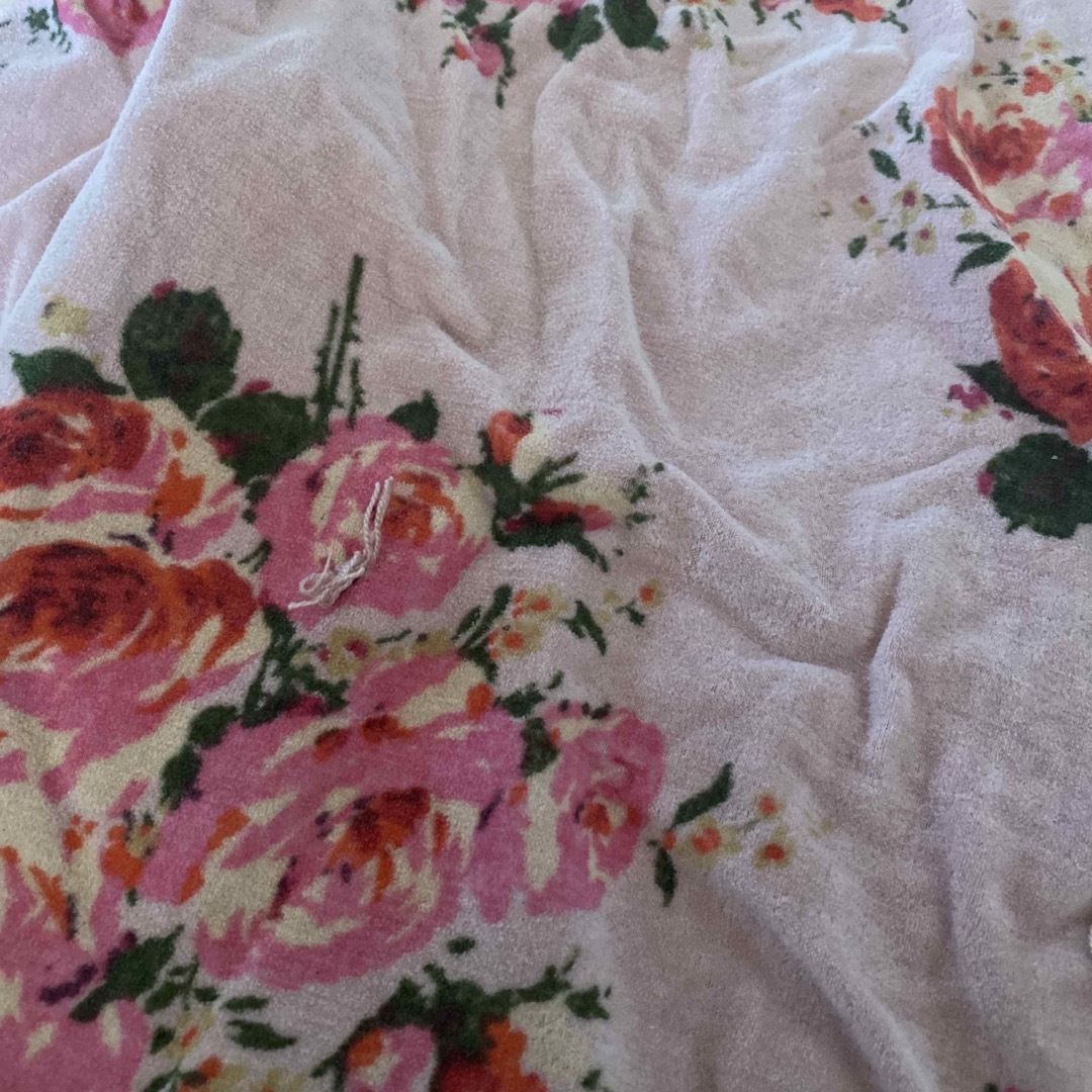 アンティークキルトダブルウエディングピンク系フリーカバー