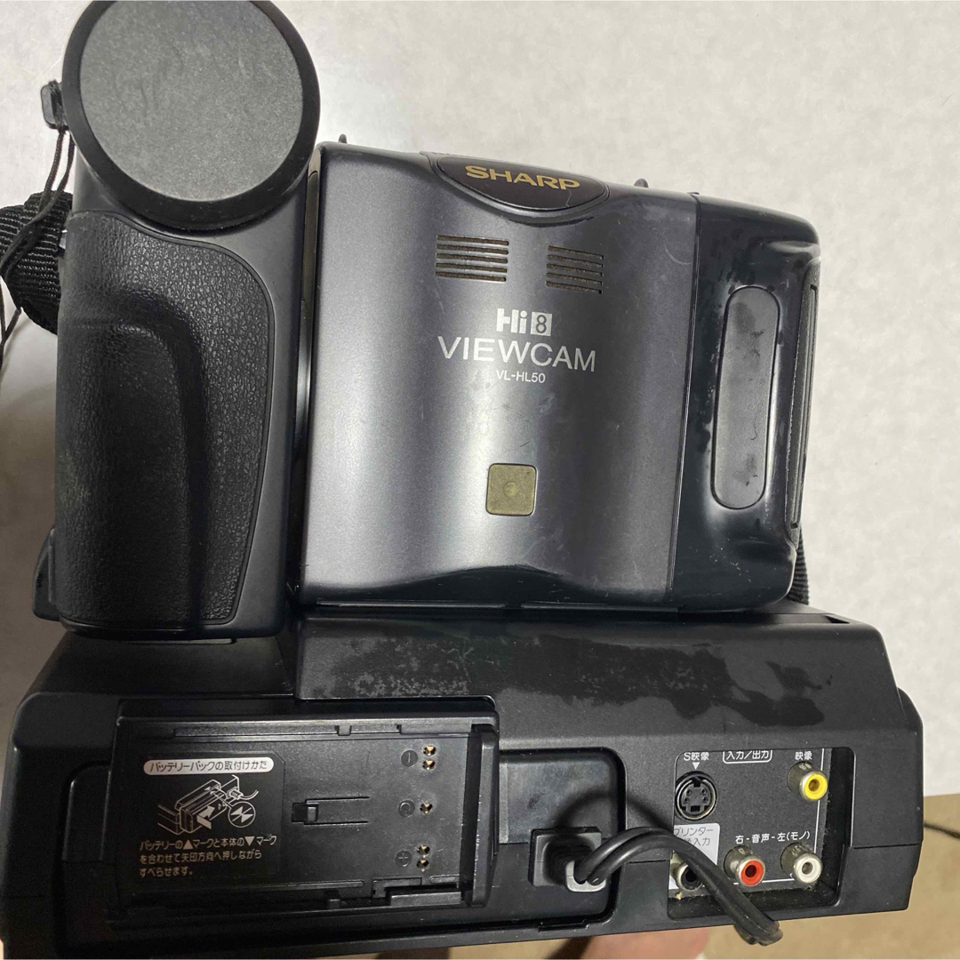 録・再・ダビングOK◇SHARP Hi8ビデオカメラ VL-HL50 録・再