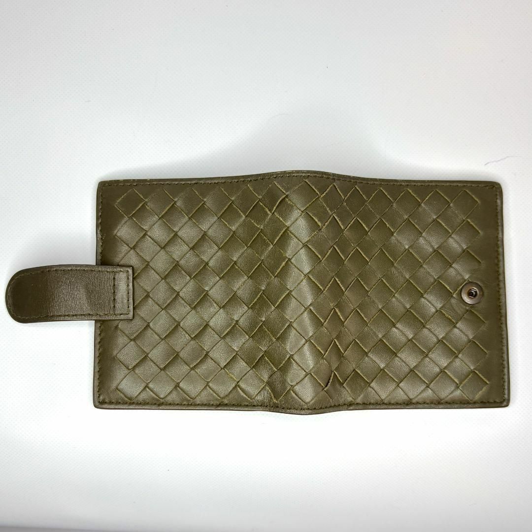 ボッテガヴェネタ BOTTEGA VENETA 財布編み込みレザー 二つ折り財布