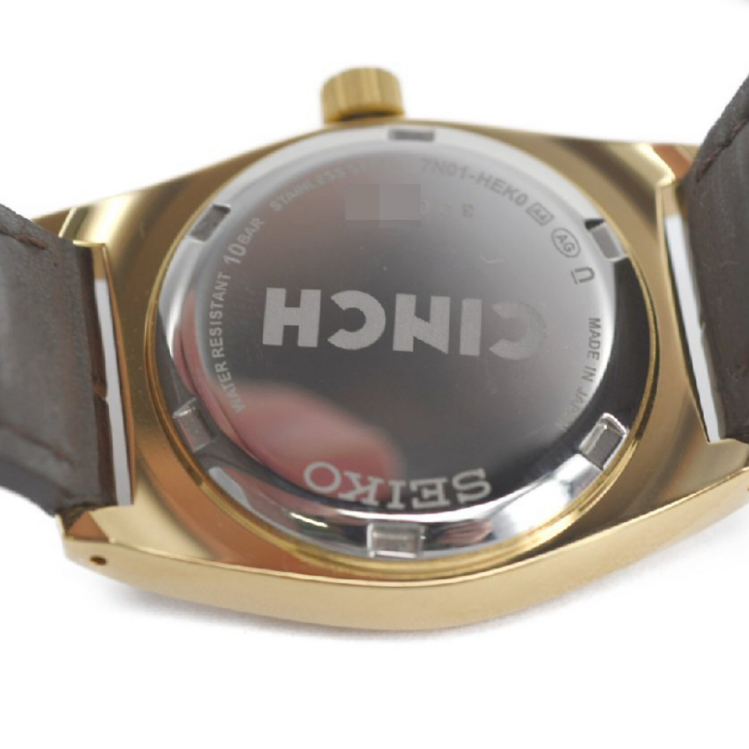 正規店購入 美品] SEIKO×CINCH31mm クォーツ 専用箱 保証書付 正規店購入