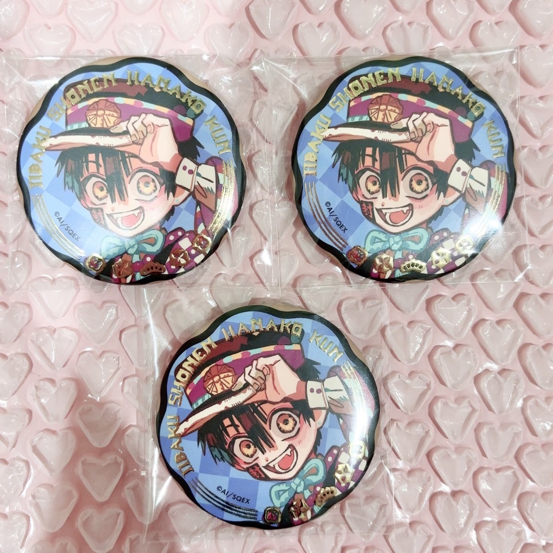 地縛少年花子くん 10周年ミュージアム 缶バッジ 柚木司 つかさ 地縛