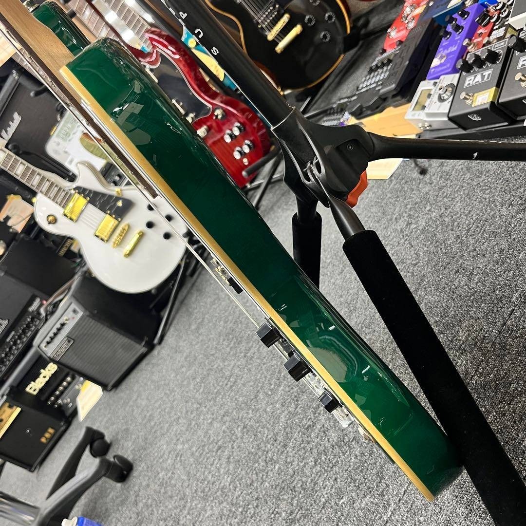 10941】 Legend ジャズベース タイプ フレイム グリーン