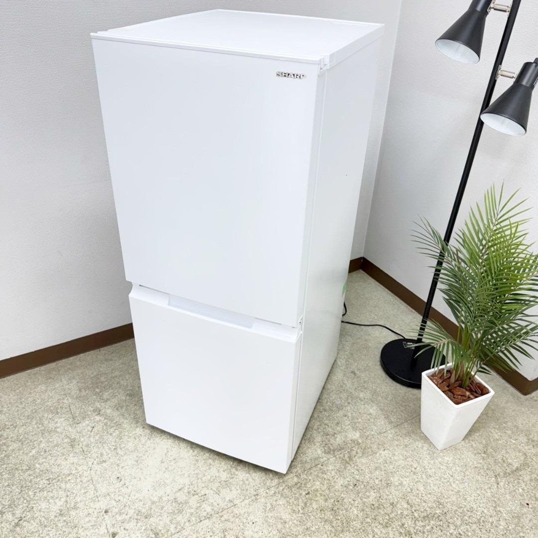 SHARP 冷蔵庫 小型 一人暮らし 152L 2024年製 3ヵ月保証付