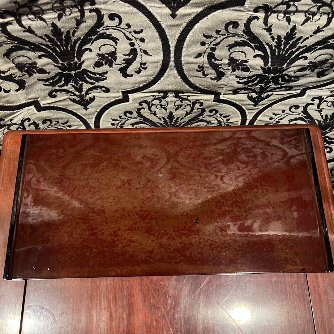 特許 金剛石目塗 鳥羽硬忍 鳥羽清一 漆器 花台 PATENT華道 茶道具