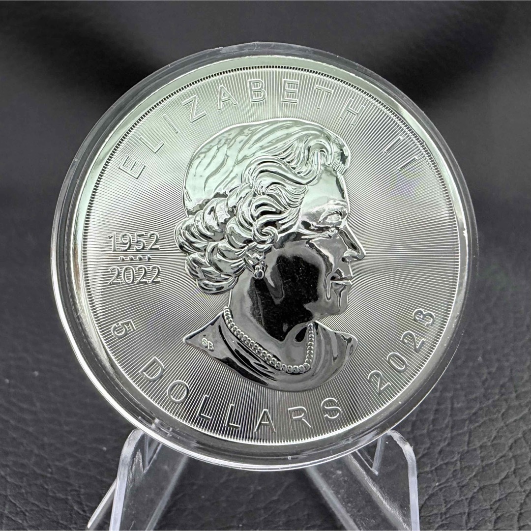 世界100枚限定！ メイプルリーフ 銀貨 カラー シェパード 1オンス 1oz