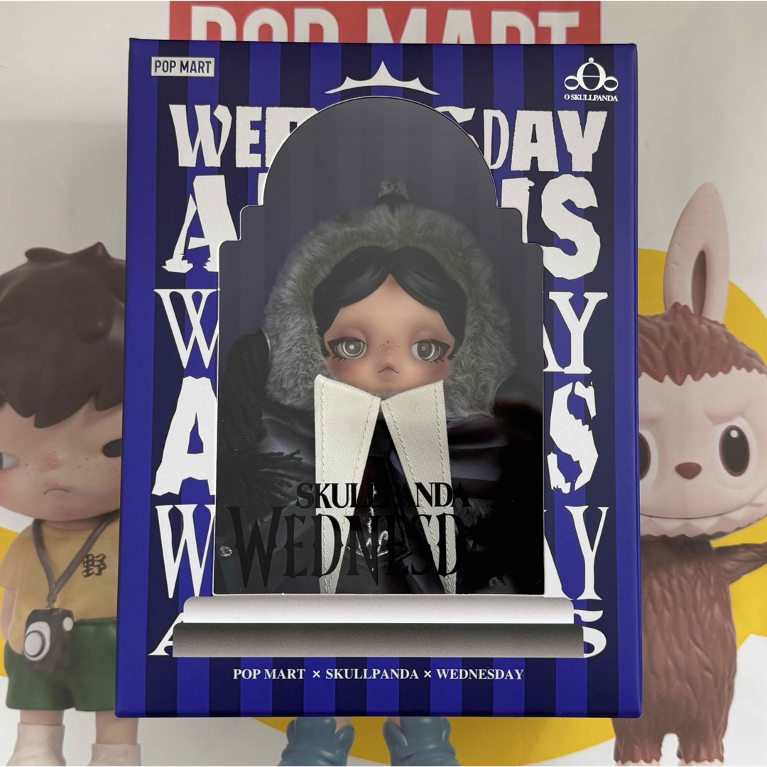 2個SKULLPANDA × Wednesday ネヴァーモア学園制服バージョン pre order