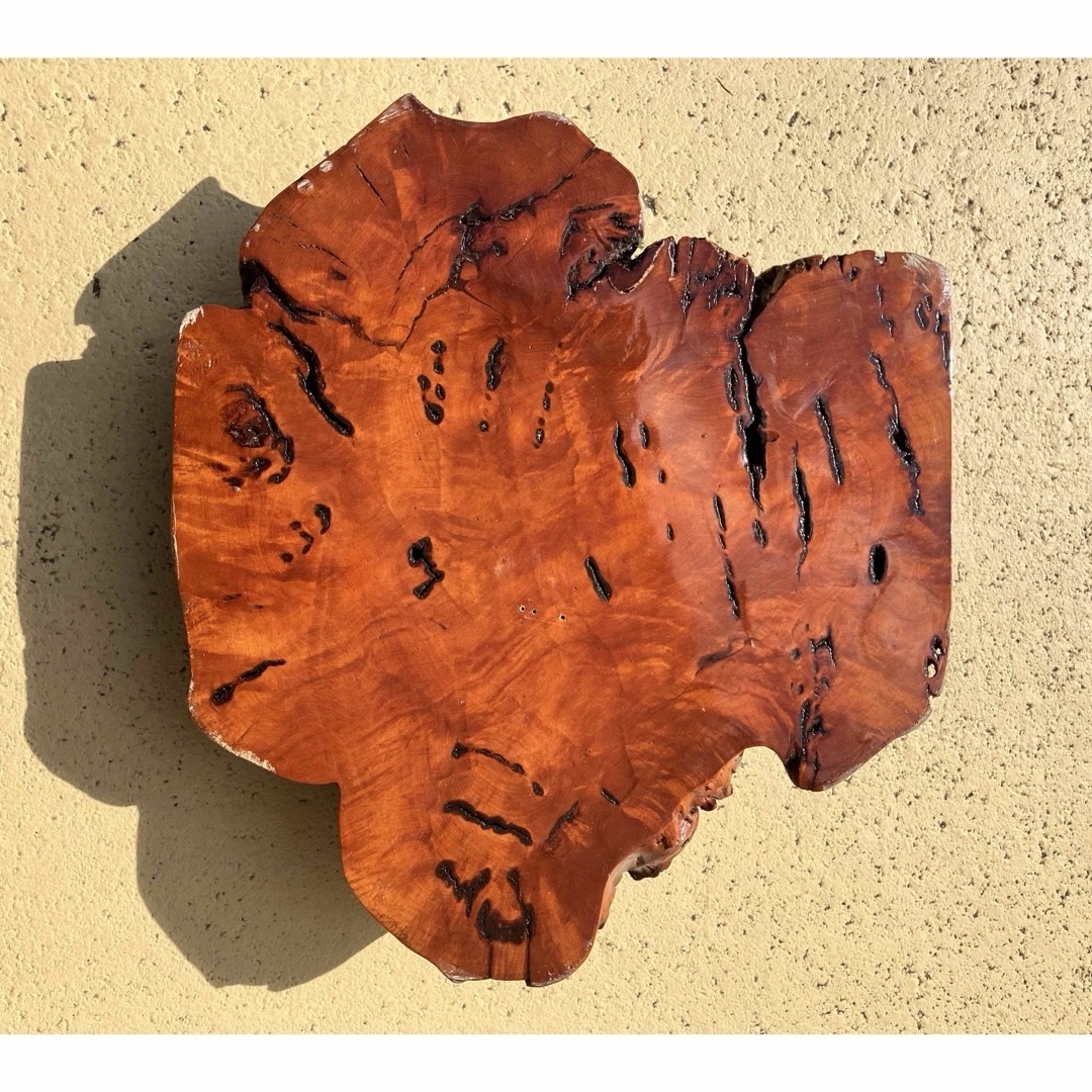 盆栽台 天然木 瘤 原木 花台 玉杢 ビンテージ 骨董台