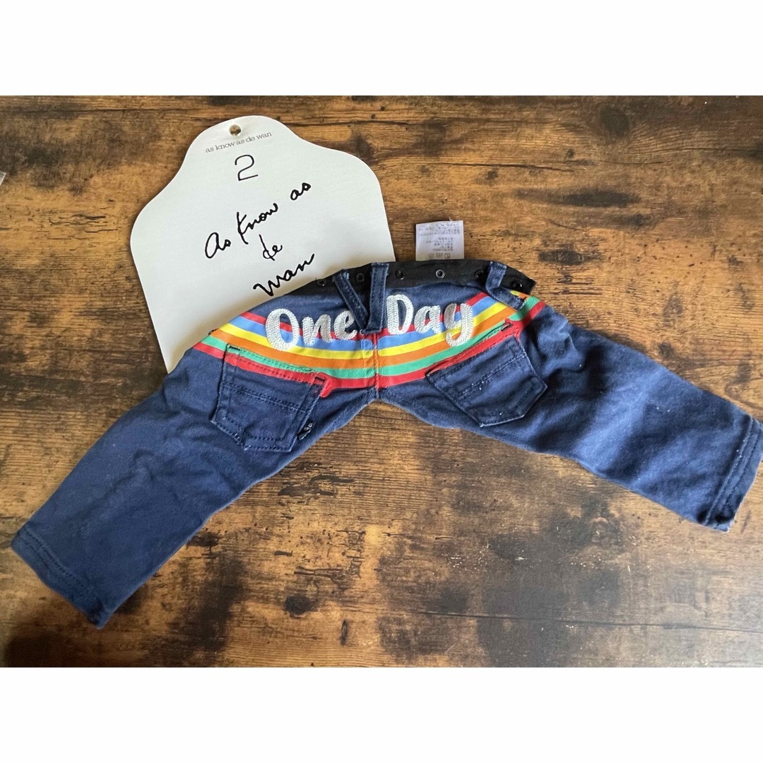 犬服 as know as de wan トップス2着＆パンツ サイズ2