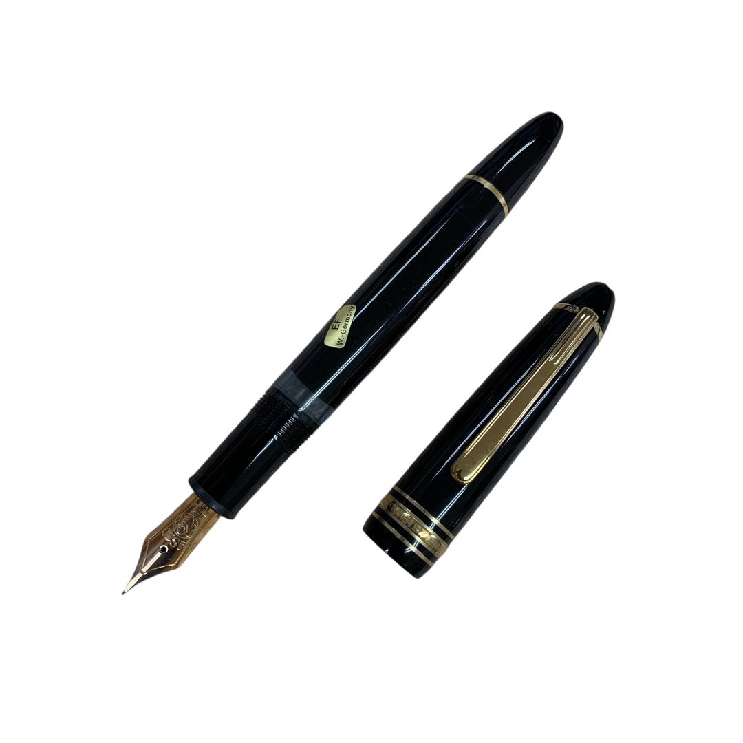 モンブラン 万年筆 旧マイスターシュテュック 146 ブラック EF 14K 全