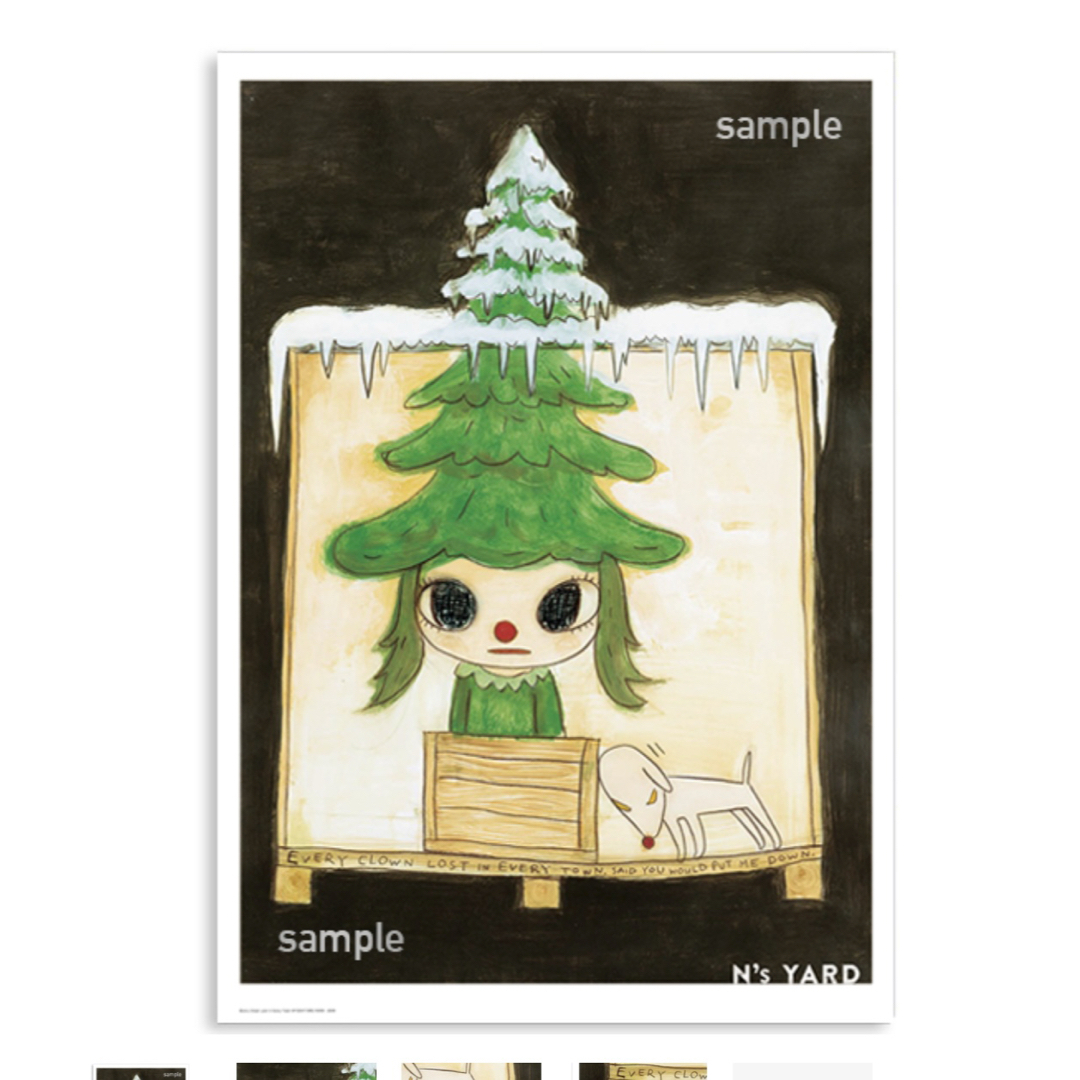 希少】奈良美智公式ポスター「I Want To See The 〜」B2 希少 現代