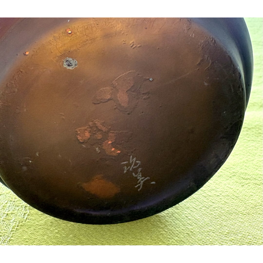 亀井治美 幻彩琳花瓶 美術品/アンティーク