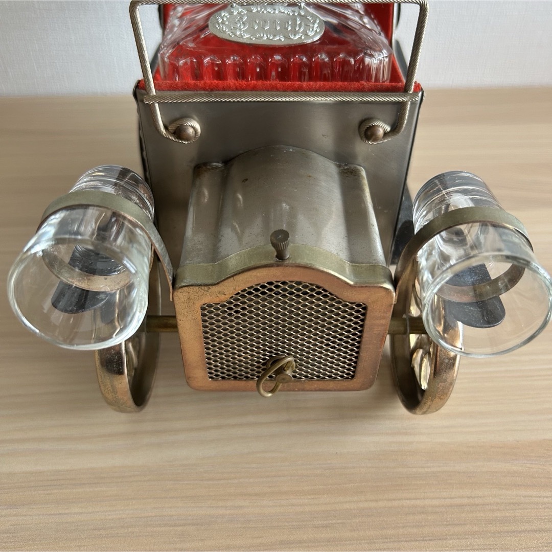 ヴィンテージ クラシックカー ウィスキー デキャンタ オルゴール レア