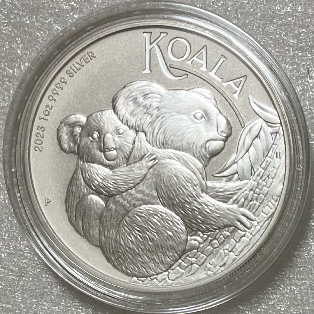 2023 オーストラリア コアラ 1オンス銀貨 カプセル入り やや変色あり