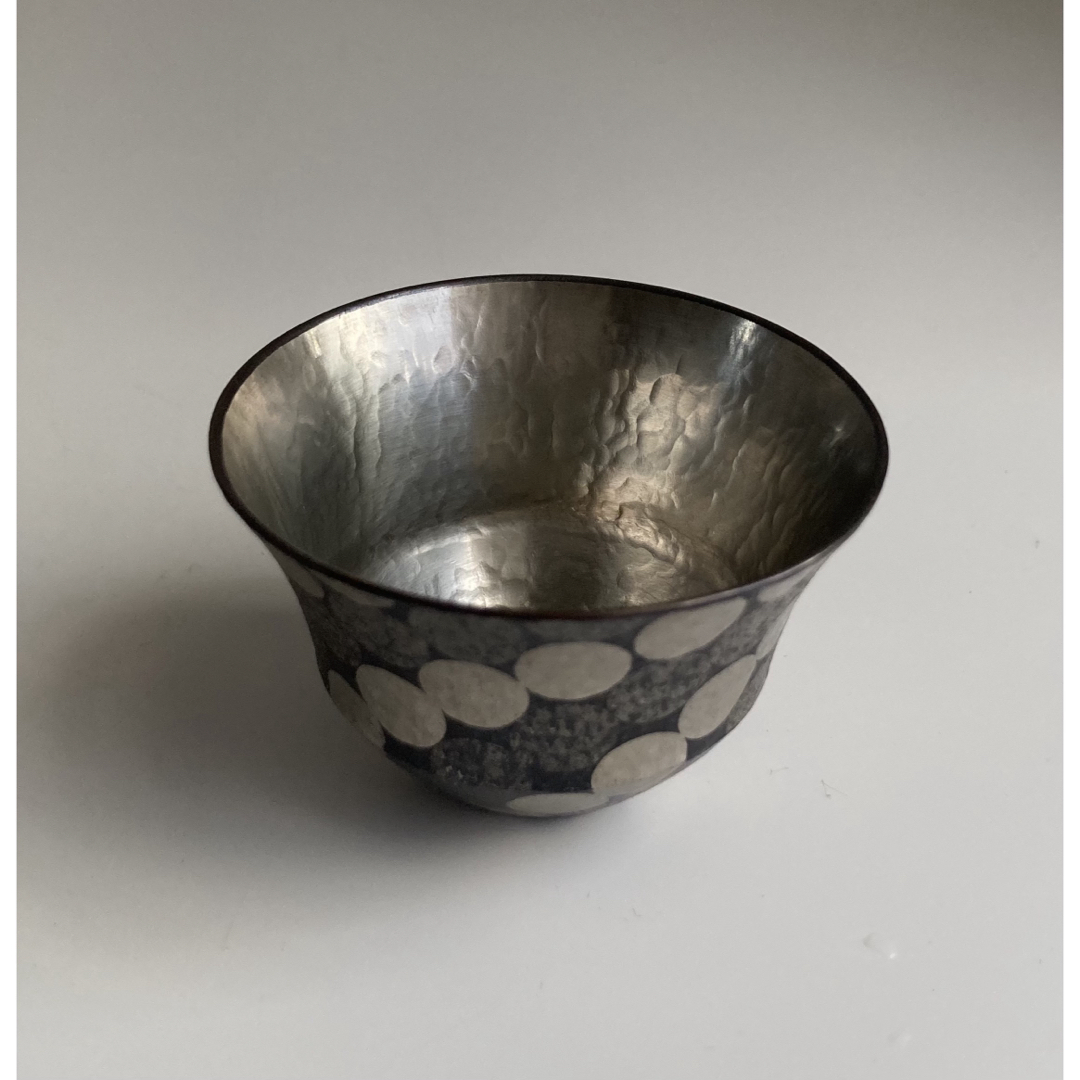 錫色酒器 KURACCO 浦中廣太郎 『ぼた雪』 おちょこ ぐい呑み 錫色