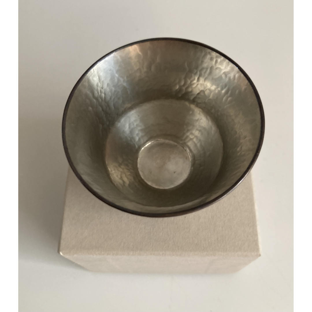 錫色酒器 KURACCO 浦中廣太郎 『ぼた雪』 おちょこ ぐい呑み キッチン/食器