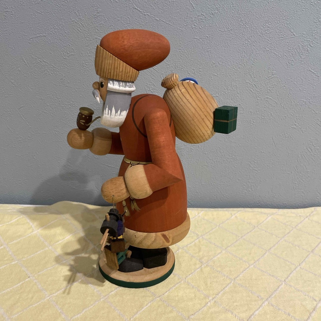 ドイツ 民芸品 パイプ人形 サンタクロース