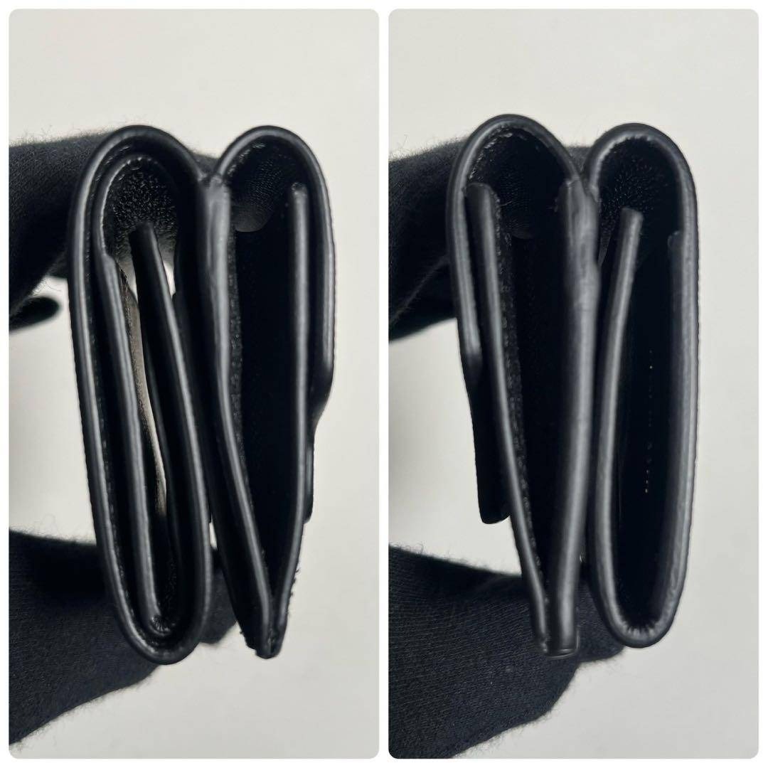 極美品・付属品完備✨】マルニ ミニウォレット 三つ折り レザー