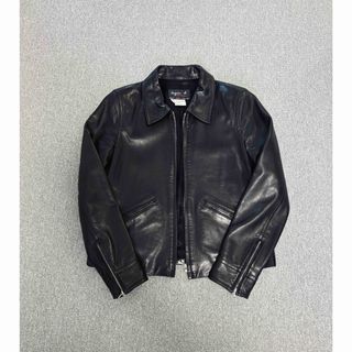 agnes b. - アニエスベー スペシャル ☆ レザー ジャケット 2 フランス