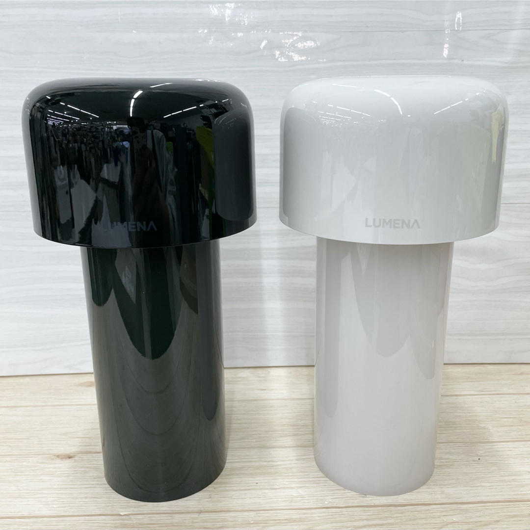 LUMENA - LUMENA コードレスデスク加湿器 2個入り ホワイト グリーンの