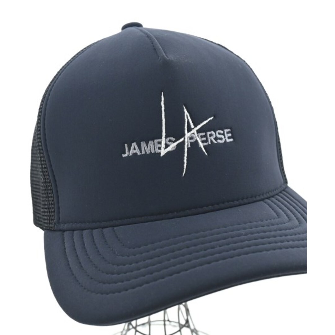 新品 JAMES PERSE ジェームスパース キャップ ブラック 刺繍入りCA