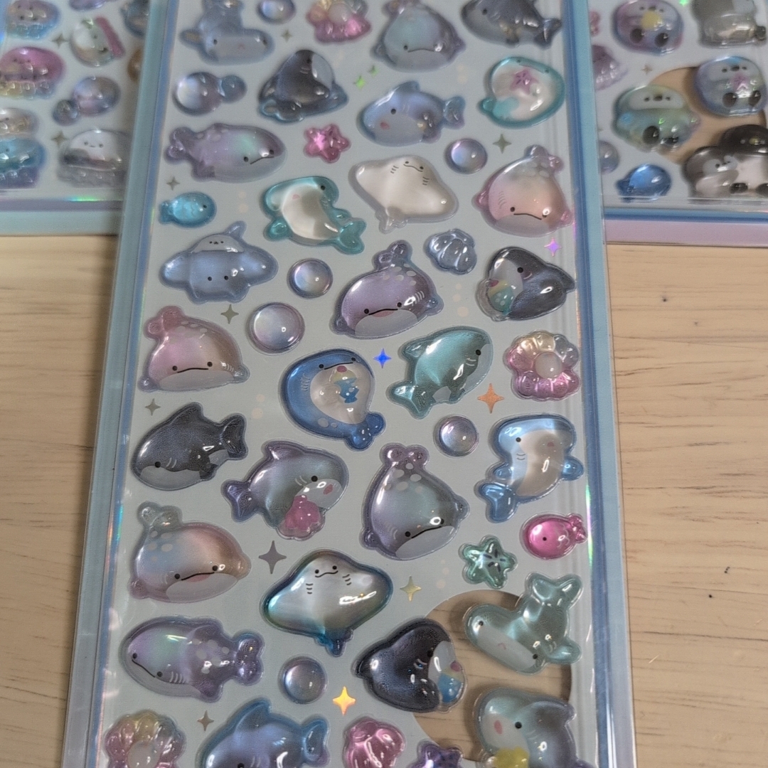 正規品 ボンボンドロップシール 水族館限定3種セット