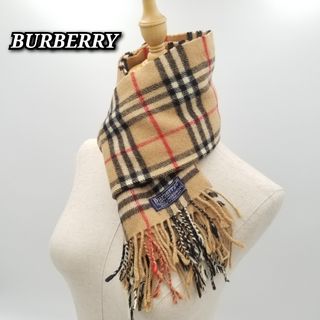 BURBERRY - バーバリー♡ボルドーチェックマフラーの通販 by S ღ