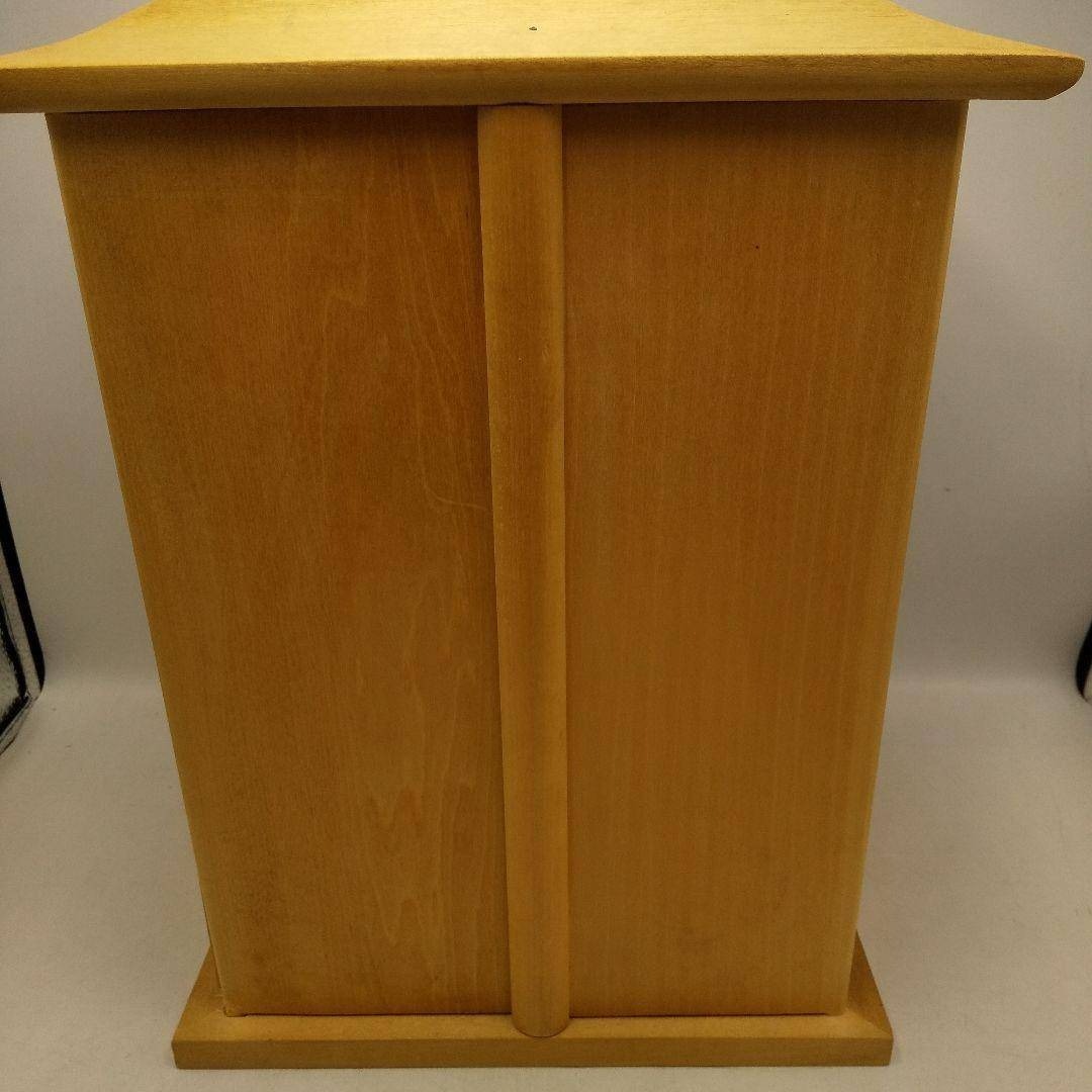 木彫 木製 千手観音 八角台座 置物 オブジェ アンティーク 美術品