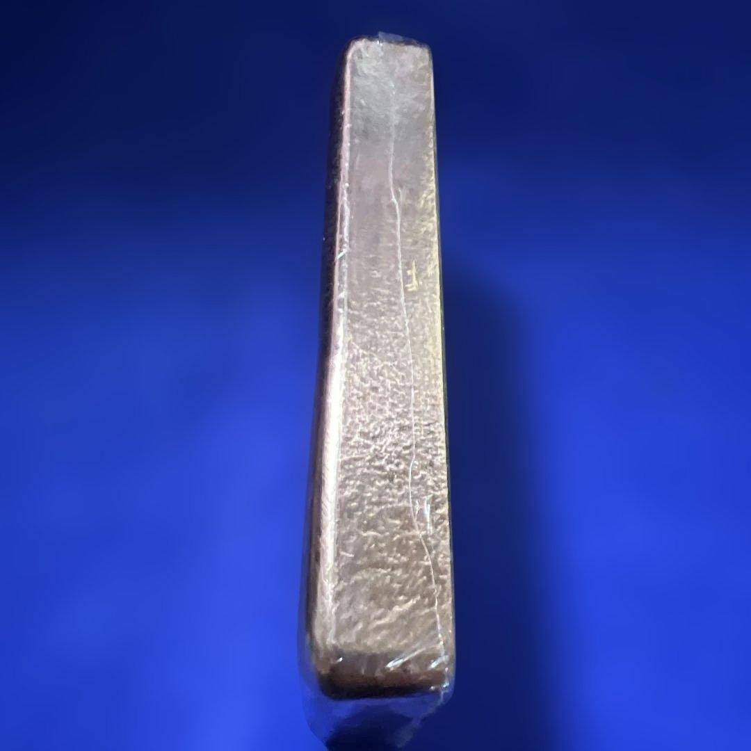 ゲルマニアミント社 1キロ純銅バー 赤金 延べ棒 Cu ペーパーウェイト