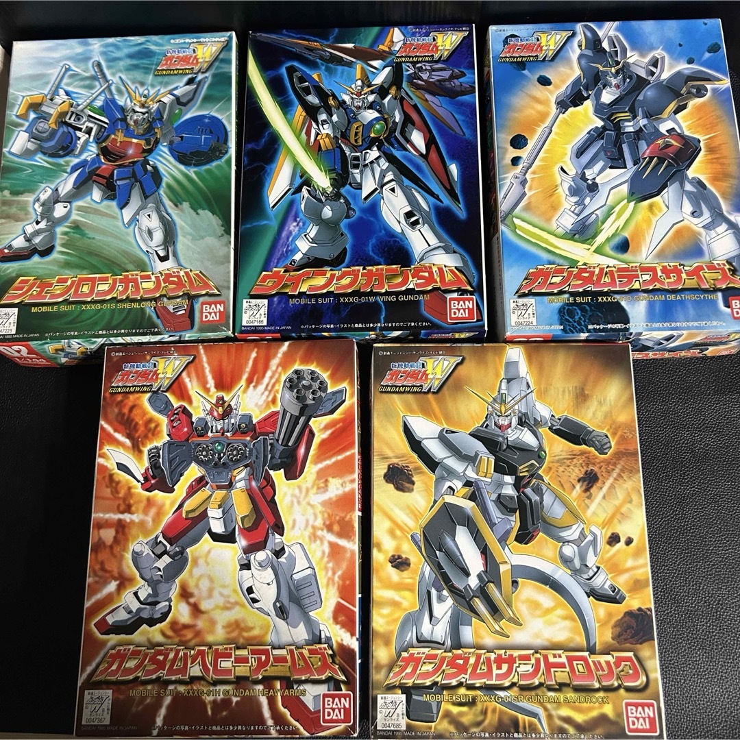 ガンダムW 旧キット 1/144 主役機 5機セット