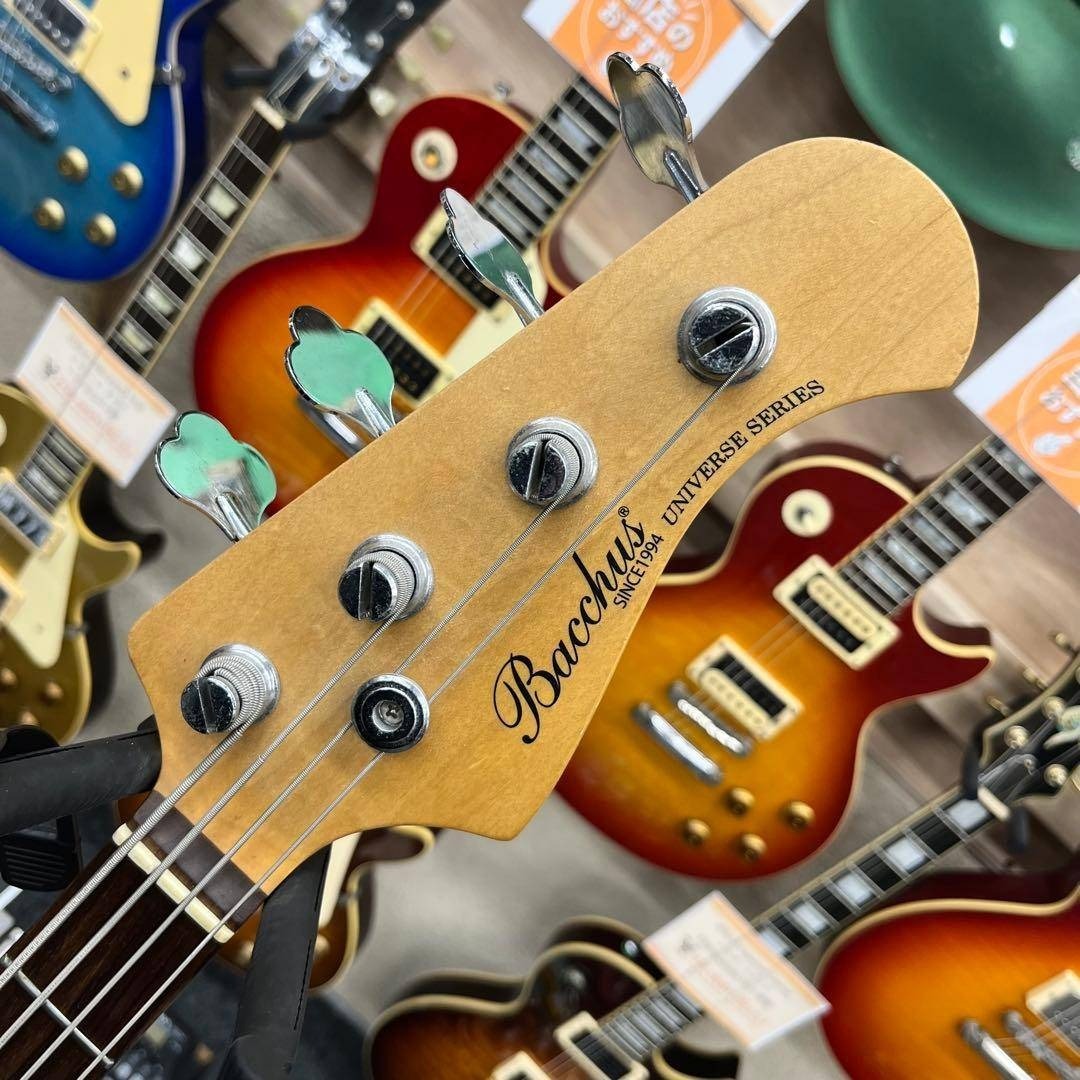 11430】 Bacchus ジャズベースタイプ メタリックブルー