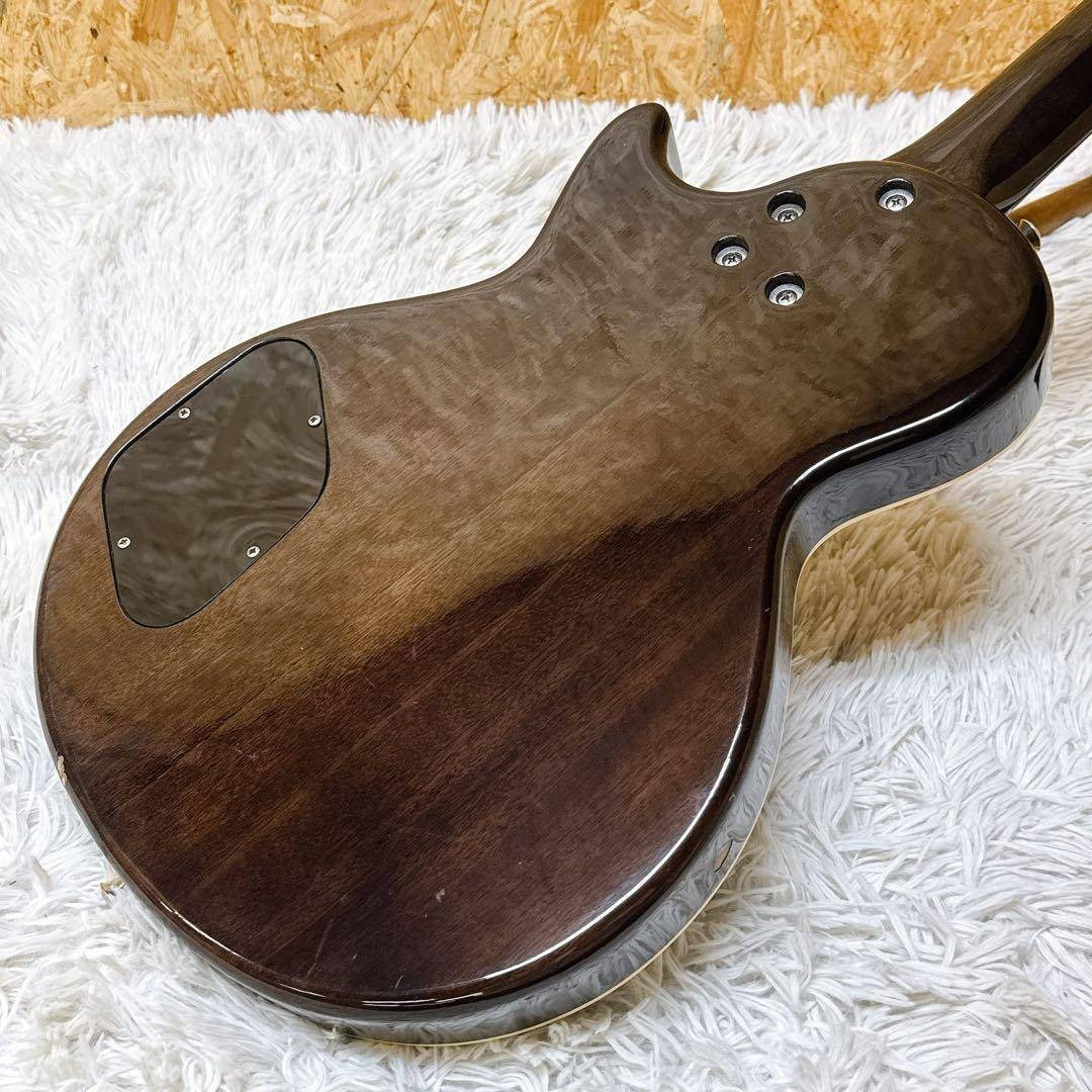 GrassRoots フレイムメイプルトップ レスポールベース シースルカラー