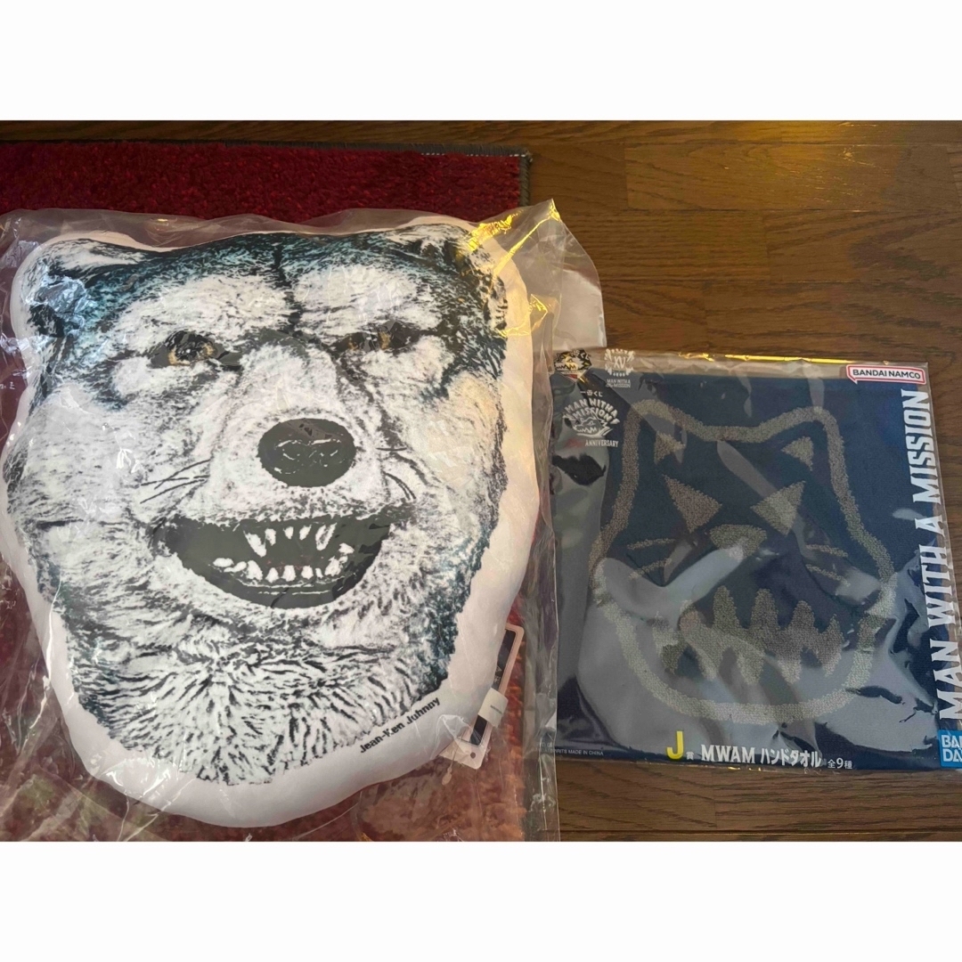 MAN WITH A MISSION 一番くじ ハンドタオル MWAM ぽこっとチャーム