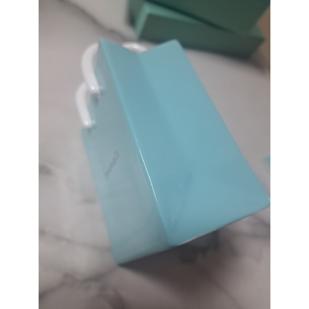 ティファニー ショッピングバッグ オブジェ インテリア 置物 陶器 花瓶